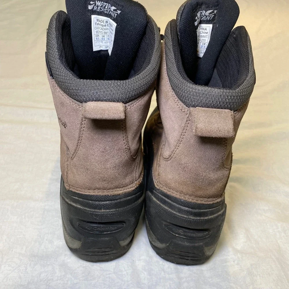 Columbia Cascadian Summit BM1168-255 Winter Boots Men's 9.5 Thermolite